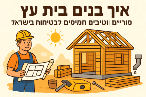 איך בונים בית עץ: מדריך שלבים, חומרים וטיפים לבטיחות בישראל