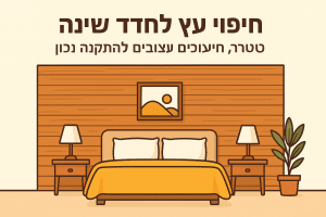 חיפוי עץ לחדר שינה: סוגי חומרים, עיצובים וטיפים להתקנה נכון